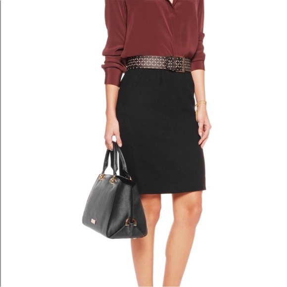 Tory Burch Ulisse Wool Crepe Pencil Skirt, size 0 - Picture 6 of 15